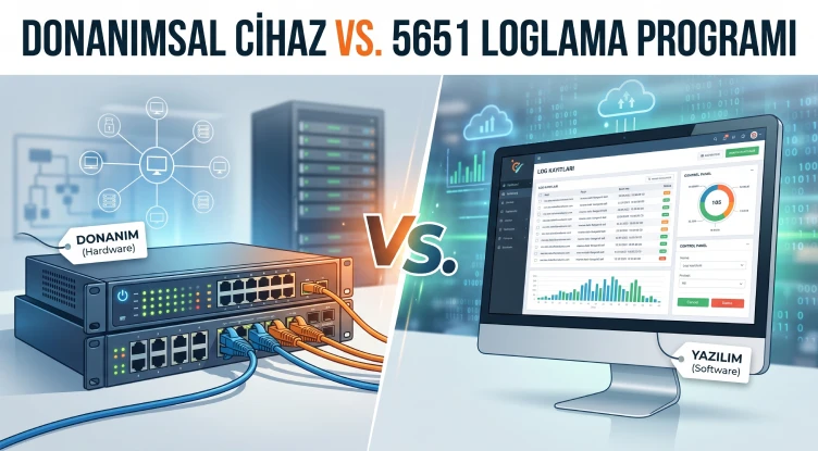Donanımsal Cihaz vs. 5651 Loglama Programı