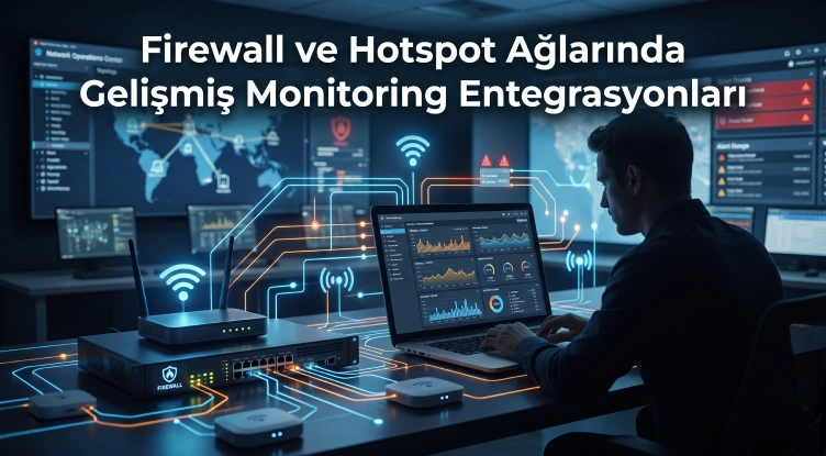 Firewall ve Hotspot Ağlarında Gelişmiş Monitoring Entegrasyonları