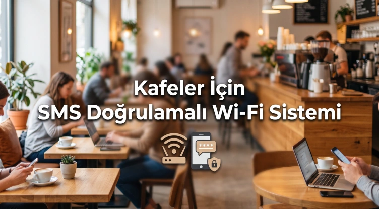 Kafeler İçin SMS Doğrulamalı Wi-Fi Sistemi