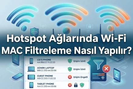 Hotspot Ağlarında Wi-Fi MAC Filtreleme Nasıl Yapılır?