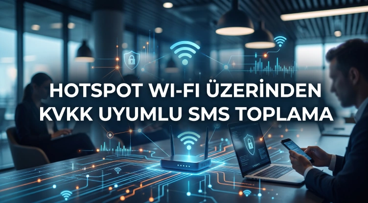 Hotspot Wi-Fi Üzerinden KVKK Uyumlu SMS Toplama